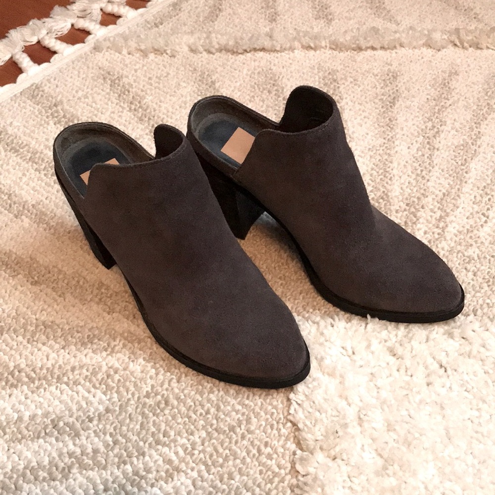 Dolce Vita gray mules